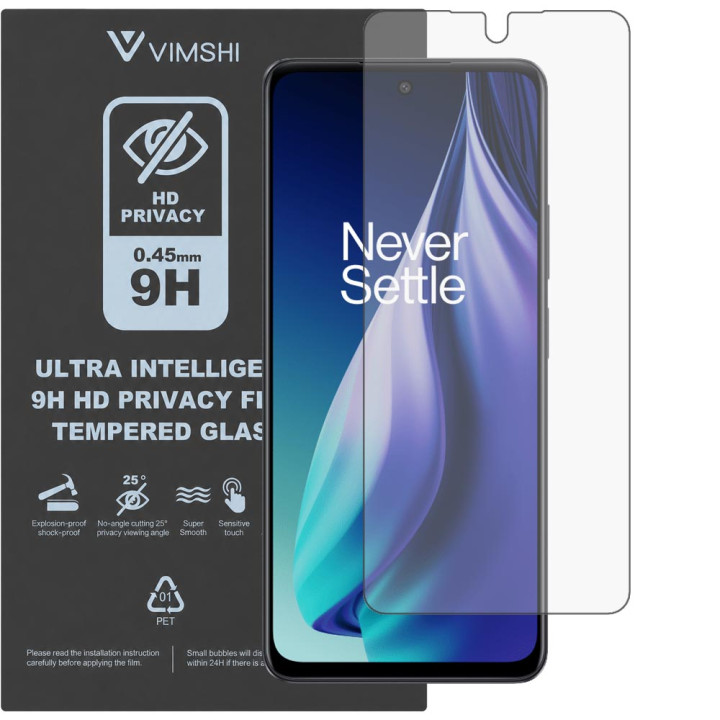 Протиударна захисна плівка антишпигун Vimshi Ultra 9H Privacy Flex для OnePlus Nord N30 SE