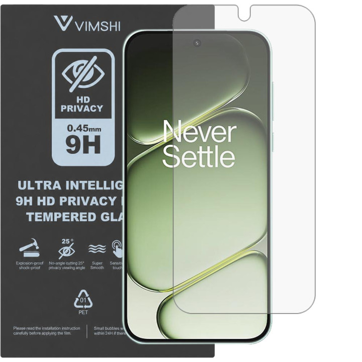 Противоударная защитная пленка антишпион Vimshi Ultra 9H Privacy Flex для OnePlus Turbo 6