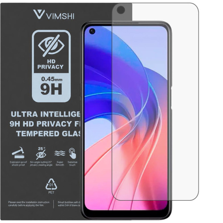 Протиударна захисна плівка антишпигун Vimshi Ultra 9H Privacy Flex для OPPO A55