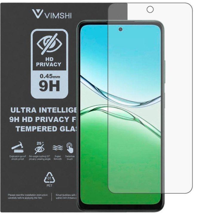 Протиударна захисна плівка антишпигун Vimshi Ultra 9H Privacy Flex для OPPO A5x