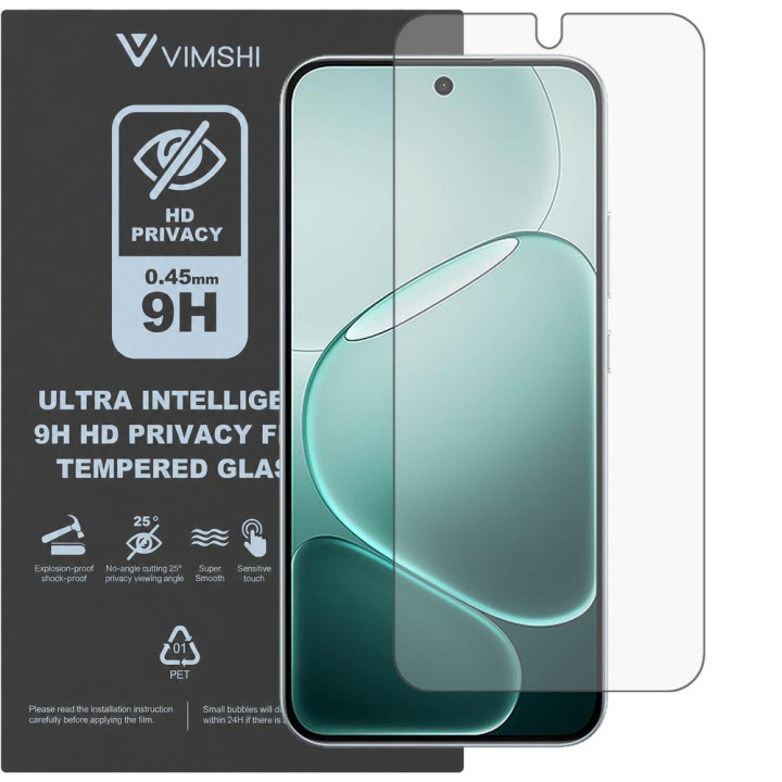 Протиударна захисна плівка антишпигун Vimshi Ultra 9H Privacy Flex для OPPO A6 Pro 5G