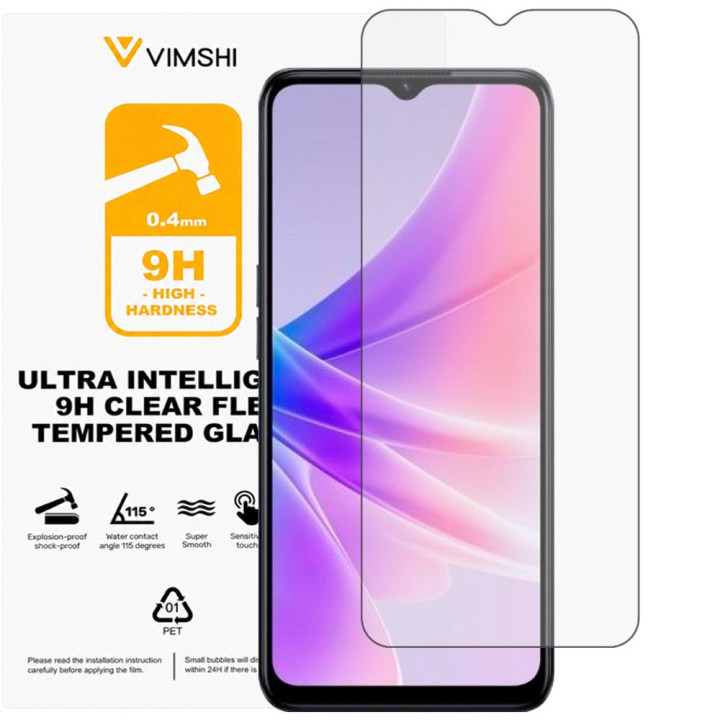 Противоударная защитная пленка Vimshi Ultra 9H Clear Flex для OPPO A77