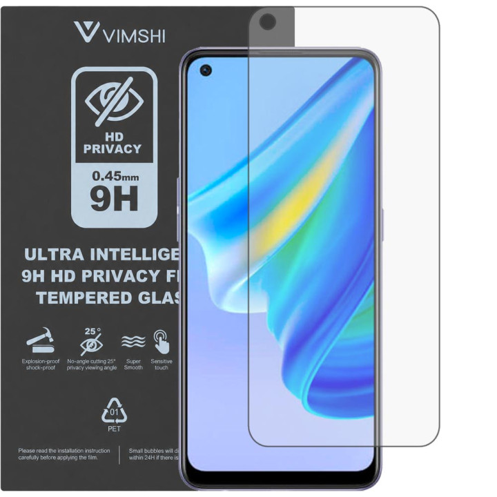 Протиударна захисна плівка антишпигун Vimshi Ultra 9H Privacy Flex для OPPO A95