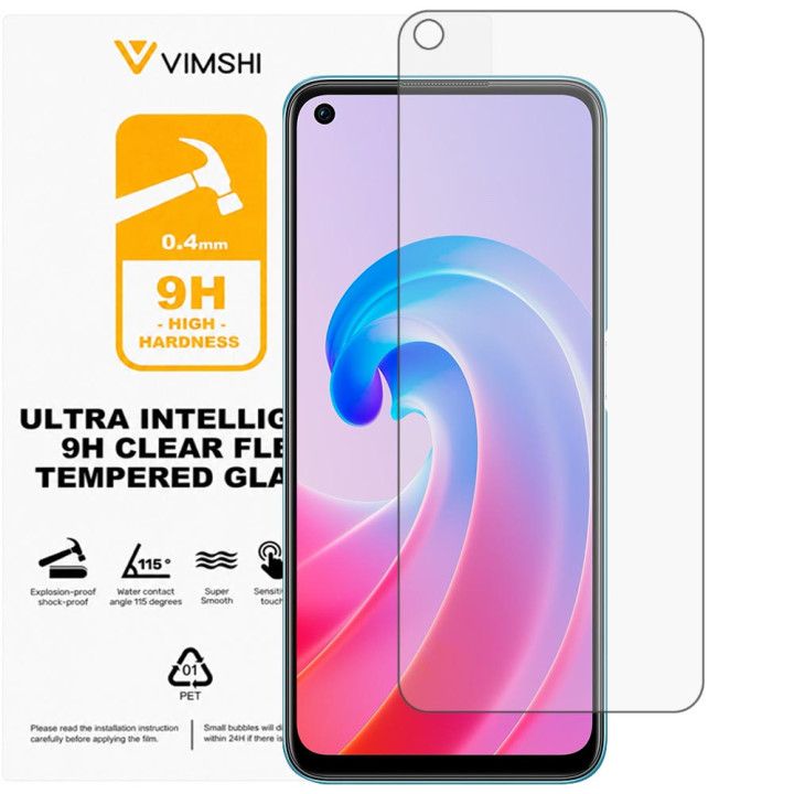 Противоударная защитная пленка Vimshi Ultra 9H Clear Flex для OPPO A96