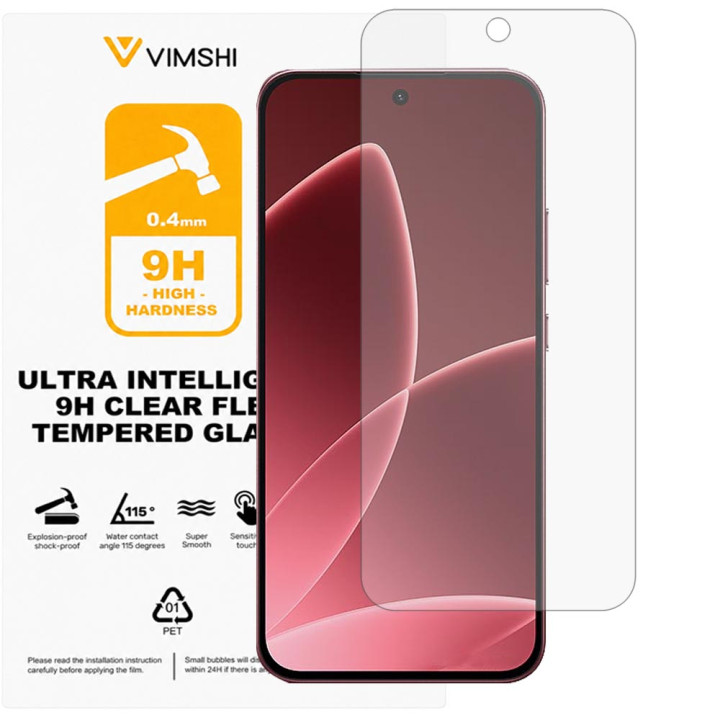 Протиударна захисна плівка Vimshi Ultra 9H Clear Flex для OPPO F33 Pro