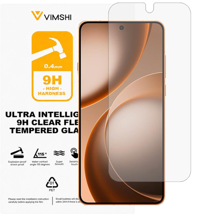 Протиударна захисна плівка Vimshi Ultra 9H Clear Flex для OPPO Find X9 Pro
