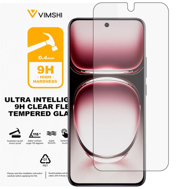 Противоударная защитная пленка Vimshi Ultra 9H Clear Flex для OPPO Reno12 5G
