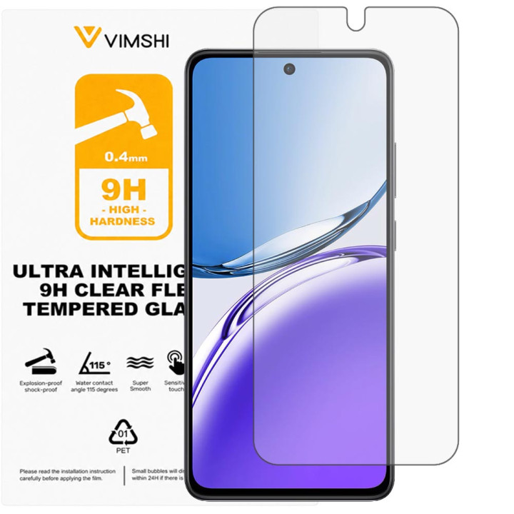 Противоударная защитная пленка Vimshi Ultra 9H Clear Flex для OPPO Reno12 F 5G