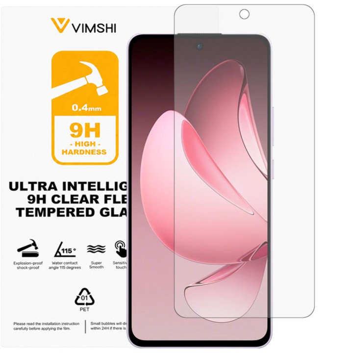 Противоударная защитная пленка Vimshi Ultra 9H Clear Flex для OPPO Reno13 F