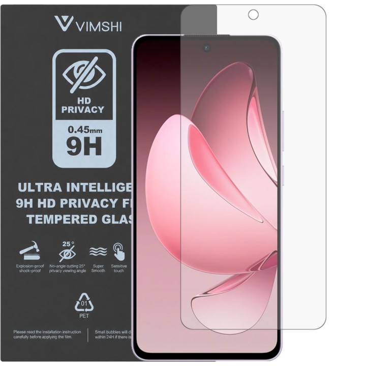 Протиударна захисна плівка антишпигун Vimshi Ultra 9H Privacy Flex для OPPO Reno13 F