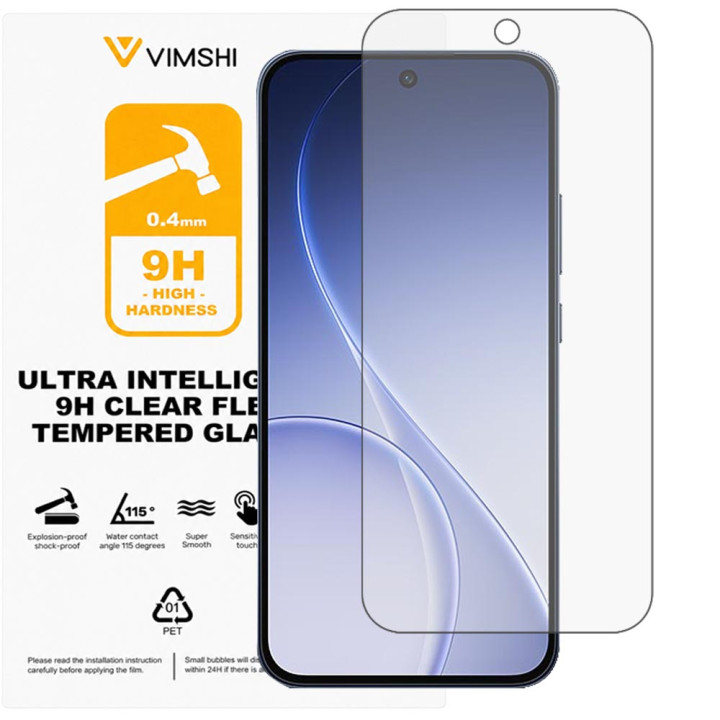 Протиударна захисна плівка Vimshi Ultra 9H Clear Flex для OPPO Reno15 Pro 5G