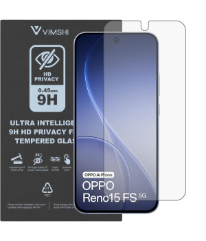 Протиударна захисна плівка антишпигун Vimshi Ultra 9H Privacy Flex для OPPO Reno15 FS 5G