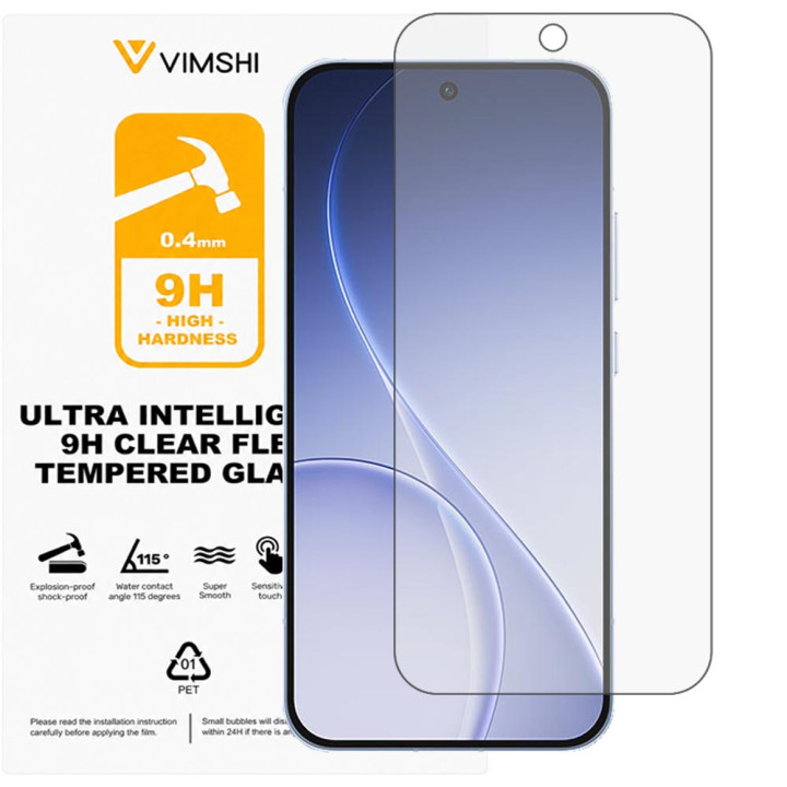 Противоударная защитная пленка Vimshi Ultra 9H Clear Flex для OPPO Reno15 5G
