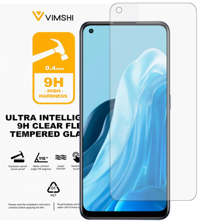 Противоударная защитная пленка Vimshi Ultra 9H Clear Flex для OPPO Reno7 5G