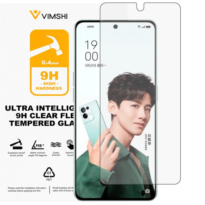 Протиударна захисна плівка Vimshi Ultra 9H Clear Flex для OPPO Reno8 Pro