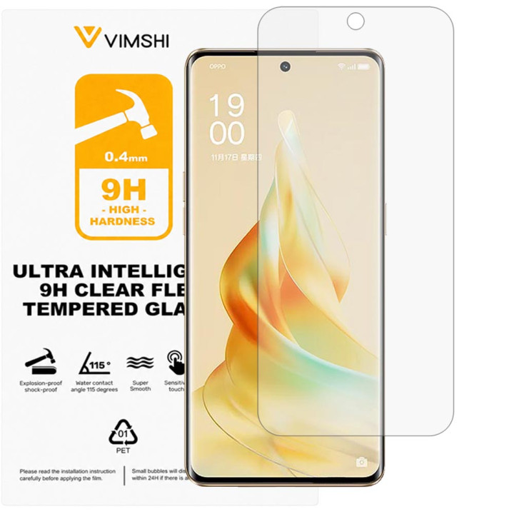 Протиударна захисна плівка Vimshi Ultra 9H Clear Flex для OPPO Reno9 Pro