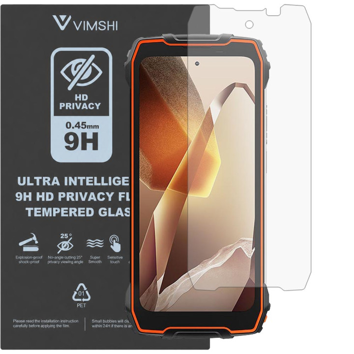 Протиударна захисна плівка антишпигун Vimshi Ultra 9H Privacy Flex для Oscal Pilot 1