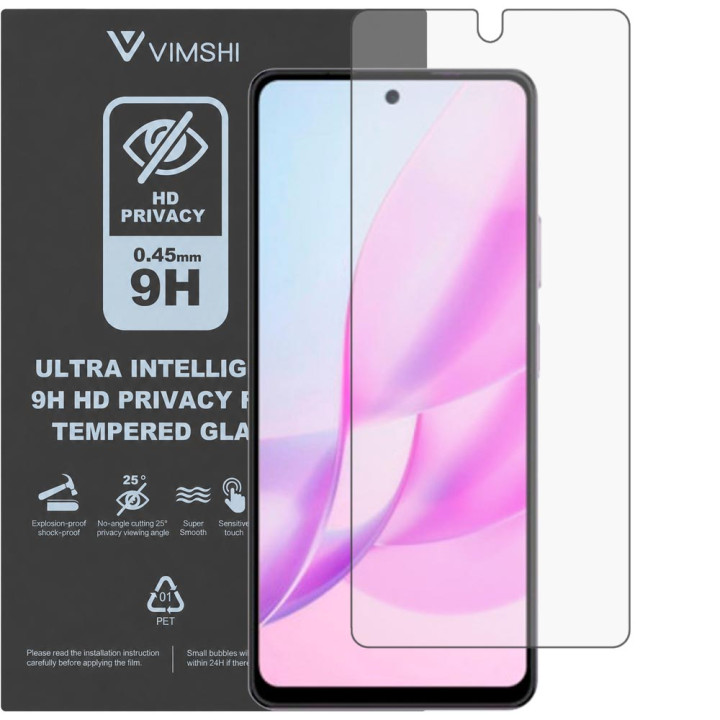 Протиударна захисна плівка антишпигун Vimshi Ultra 9H Privacy Flex для Oscal Tiger 12