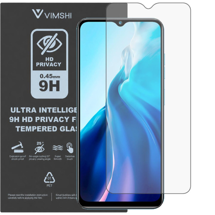 Протиударна захисна плівка антишпигун Vimshi Ultra 9H Privacy Flex для Oukitel C35