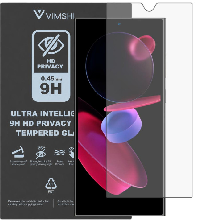 Протиударна захисна плівка антишпигун Vimshi Ultra 9H Privacy Flex для Oukitel C61 Pro