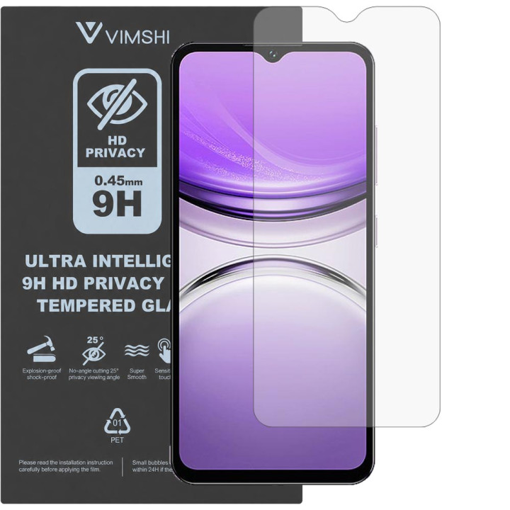 Протиударна захисна плівка антишпигун Vimshi Ultra 9H Privacy Flex для Oukitel C2