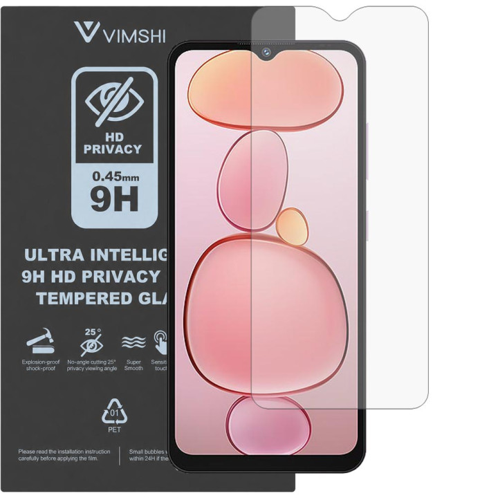 Противоударная защитная пленка антишпион Vimshi Ultra 9H Privacy Flex для Oukitel C37