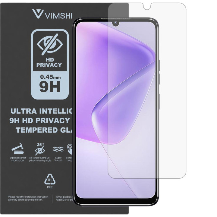 Протиударна захисна плівка антишпигун Vimshi Ultra 9H Privacy Flex для Oukitel C69