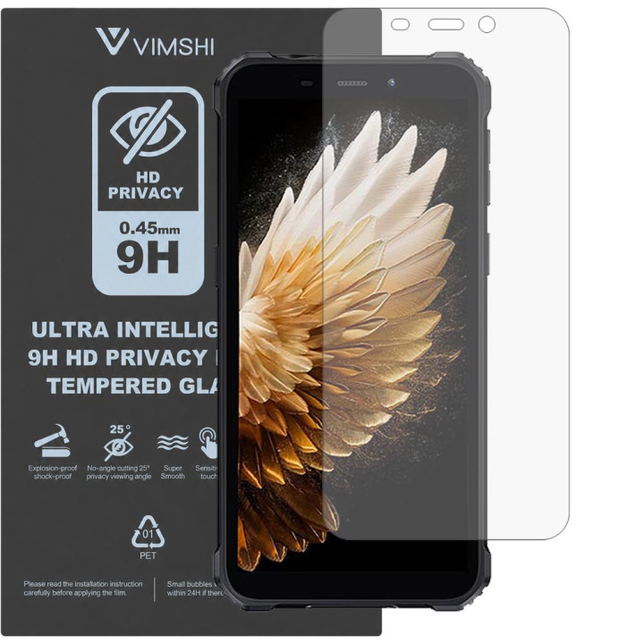 Протиударна захисна плівка антишпигун Vimshi Ultra 9H Privacy Flex для Oukitel G3