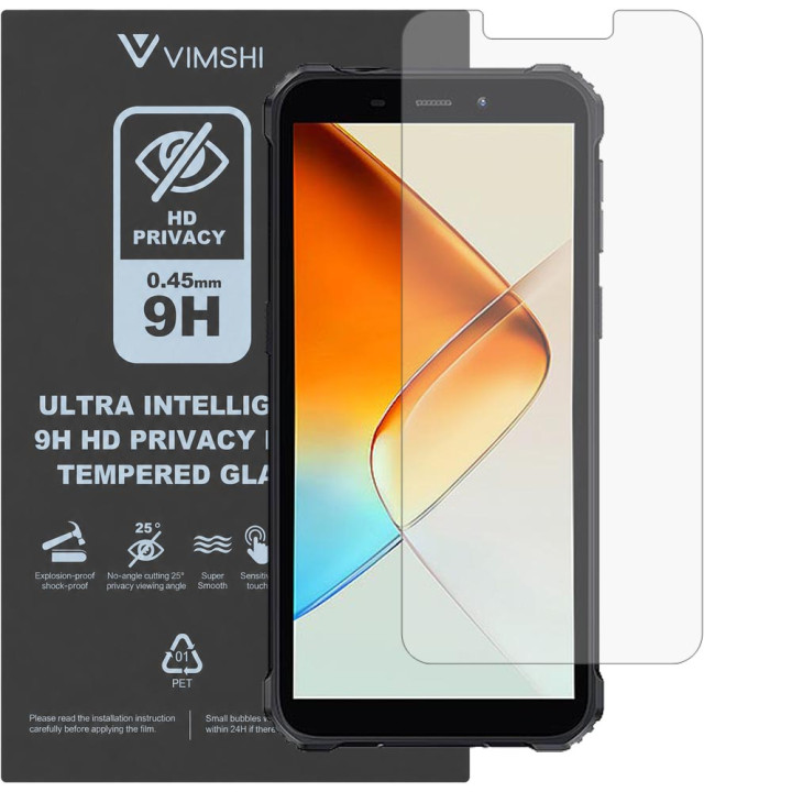 Противоударная защитная пленка антишпион Vimshi Ultra 9H Privacy Flex для Oukitel G5