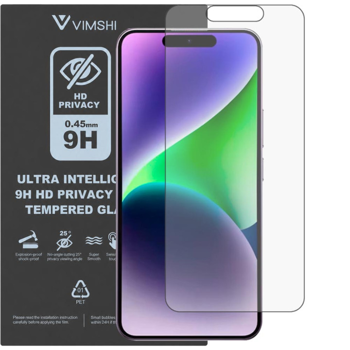 Протиударна захисна плівка антишпигун Vimshi Ultra 9H Privacy Flex для Oukitel P1