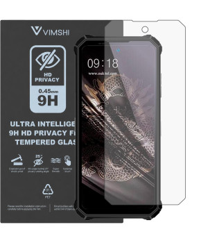 Противоударная защитная пленка антишпион Vimshi Ultra 9H Privacy Flex для Oukitel WP19
