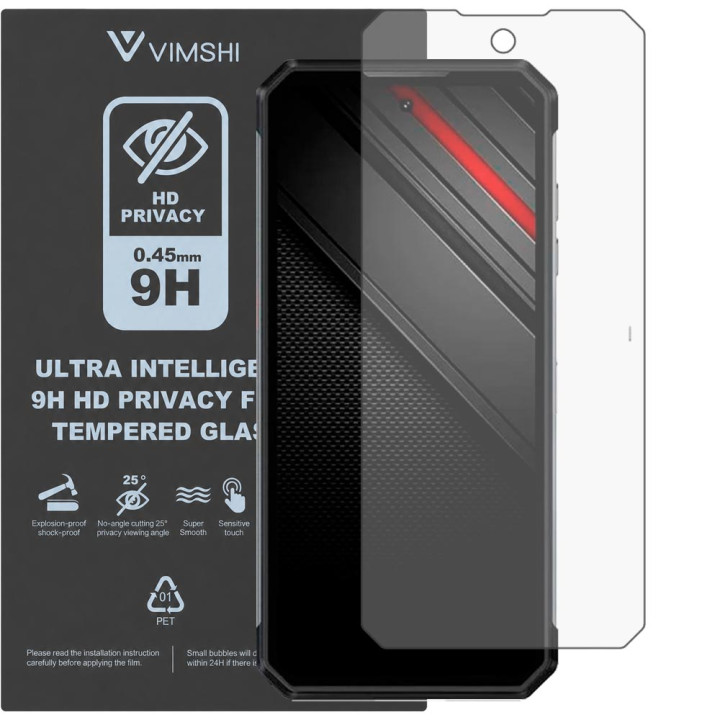 Протиударна захисна плівка антишпигун Vimshi Ultra 9H Privacy Flex для Oukitel WP21