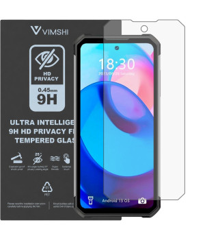 Противоударная защитная пленка антишпион Vimshi Ultra 9H Privacy Flex для Oukitel WP27