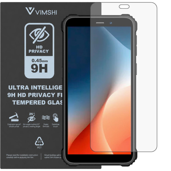 Протиударна захисна плівка антишпигун Vimshi Ultra 9H Privacy Flex для Oukitel WP32 Pro