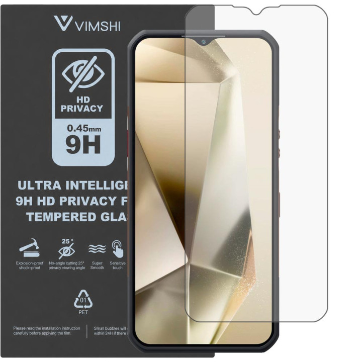 Протиударна захисна плівка антишпигун Vimshi Ultra 9H Privacy Flex для Oukitel WP35 S