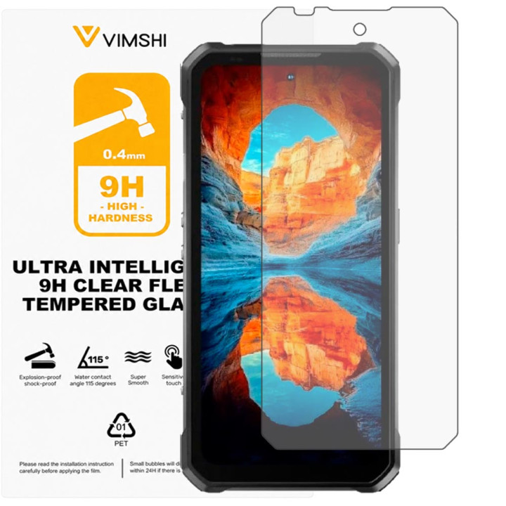 Протиударна захисна плівка Vimshi Ultra 9H Clear Flex для Oukitel WP100 Titan
