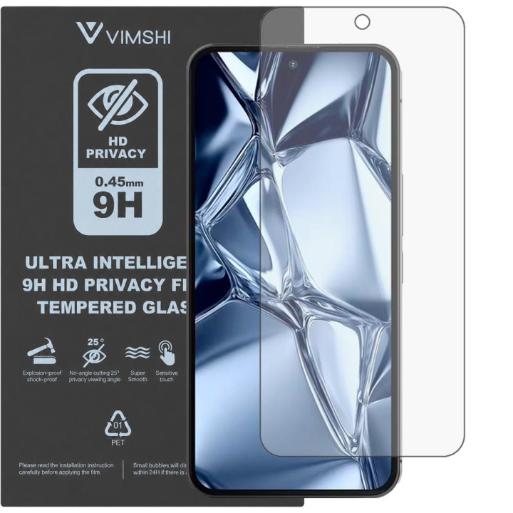 Протиударна захисна плівка антишпигун Vimshi Ultra 9H Privacy Flex для Oukitel WP200 Pro