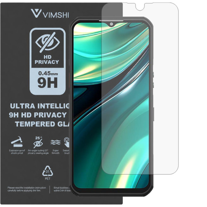 Протиударна захисна плівка антишпигун Vimshi Ultra 9H Privacy Flex для Oukitel WP39