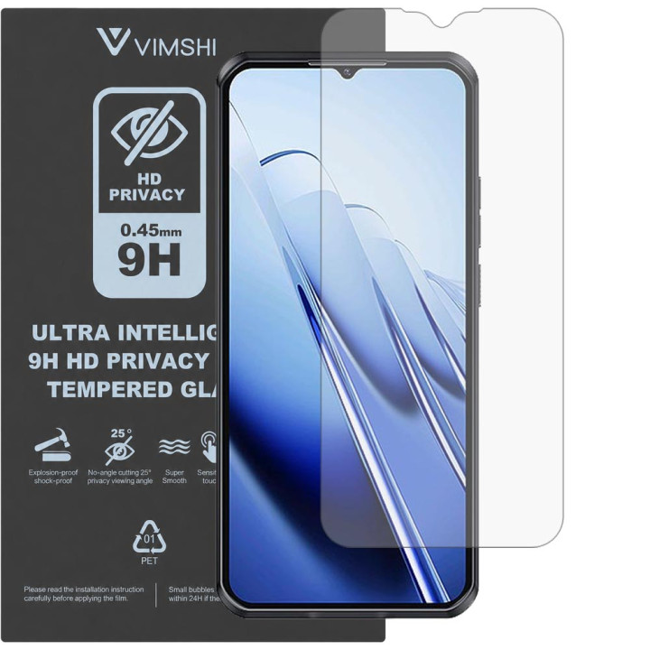 Протиударна захисна плівка антишпигун Vimshi Ultra 9H Privacy Flex для Oukitel WP52