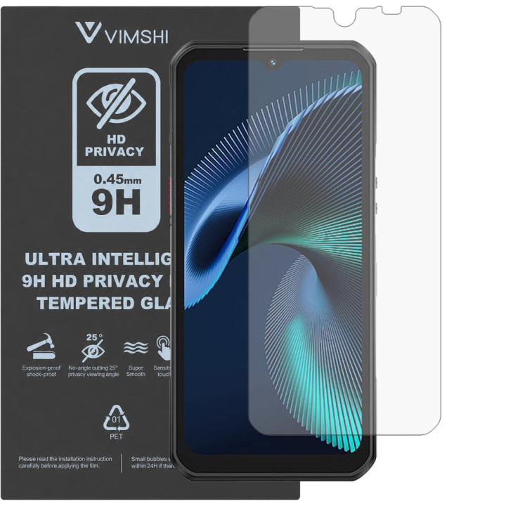 Протиударна захисна плівка антишпигун Vimshi Ultra 9H Privacy Flex для Oukitel WP62