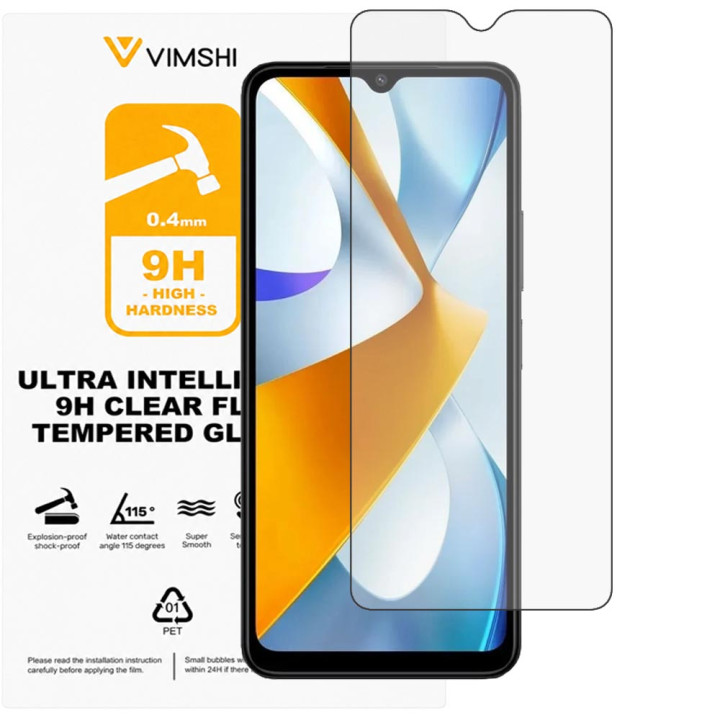 Протиударна захисна плівка Vimshi Ultra 9H Clear Flex для POCO C61