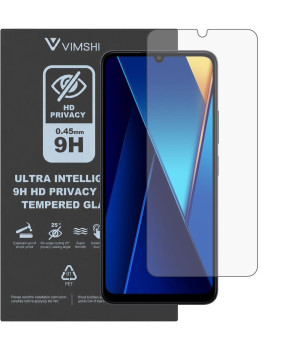 Протиударна захисна плівка антишпигун Vimshi Ultra 9H Privacy Flex для POCO C65