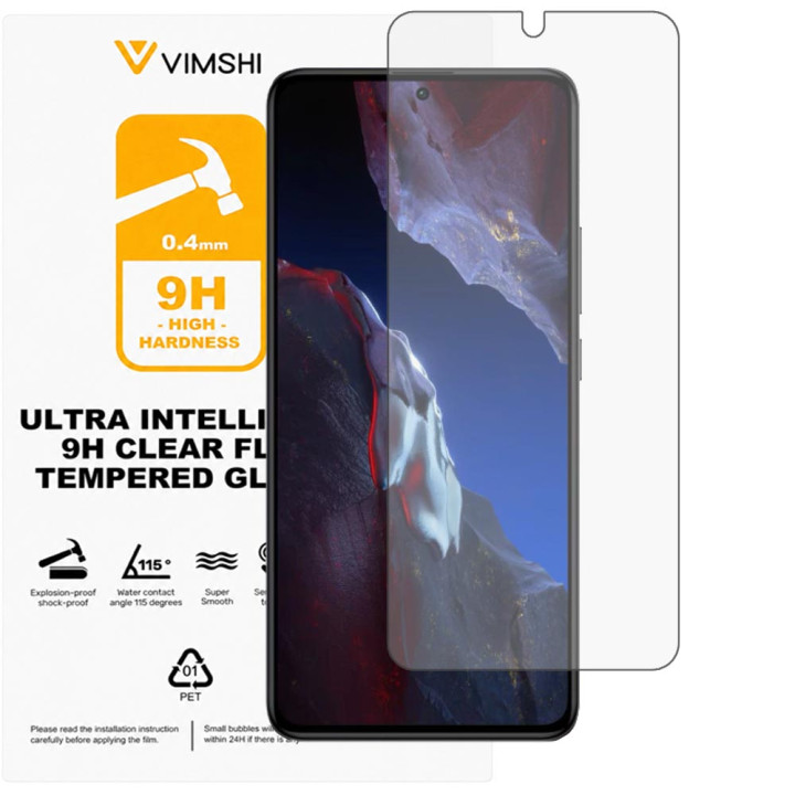 Протиударна захисна плівка Vimshi Ultra 9H Clear Flex для POCO F5 Pro
