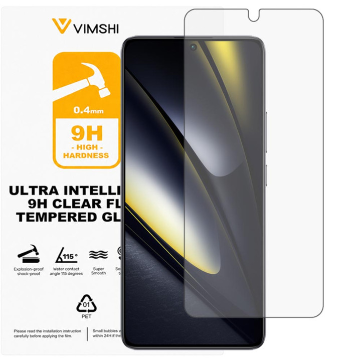 Протиударна захисна плівка Vimshi Ultra 9H Clear Flex для POCO F6