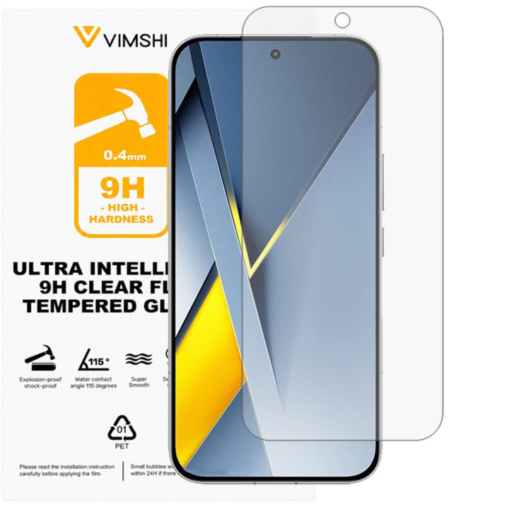 Протиударна захисна плівка Vimshi Ultra 9H Clear Flex для POCO F8 Ultra