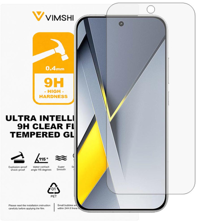 Протиударна захисна плівка Vimshi Ultra 9H Clear Flex для POCO F8 Pro