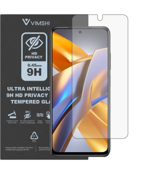 Протиударна захисна плівка антишпигун Vimshi Ultra 9H Privacy Flex для POCO M5s