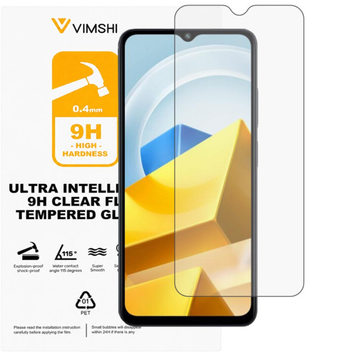 Протиударна захисна плівка Vimshi Ultra 9H Clear Flex для POCO M5