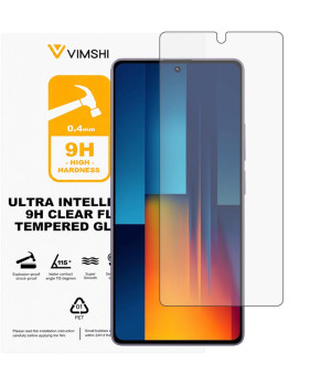 Противоударная защитная пленка Vimshi Ultra 9H Clear Flex для POCO M6 Pro