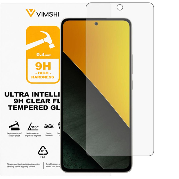 Протиударна захисна плівка Vimshi Ultra 9H Clear Flex для POCO M7 Pro
